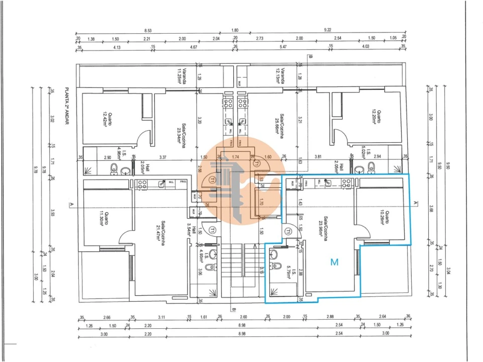Apartamento T1 para Venda em Vila Real de Santo Antonio Foto 12