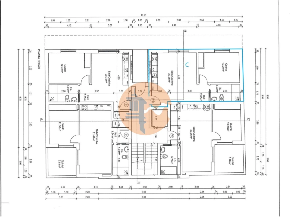 Apartamento T1 para Venda em Vila Real de Santo Antonio Foto 12
