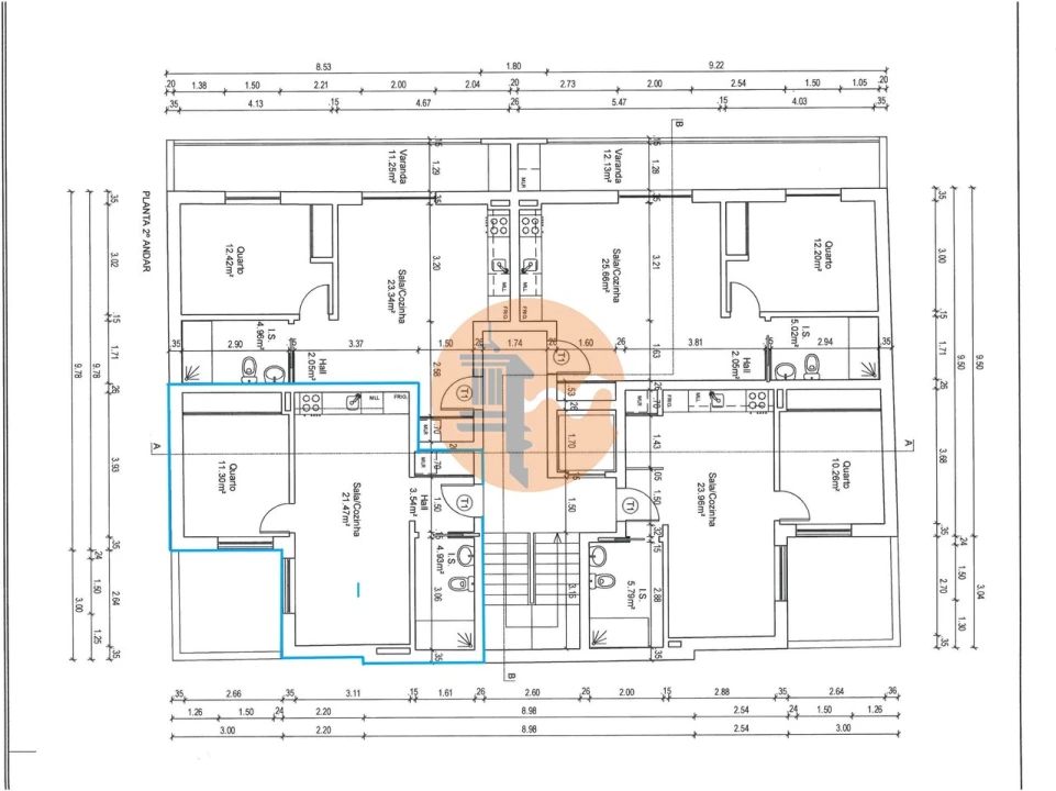 Apartamento T1 para Venda em Vila Real de Santo Antonio Foto 12