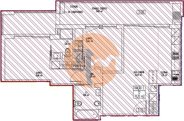 Apartamento T2 para Venda em Faro (Sé e São Pedro) Foto 9