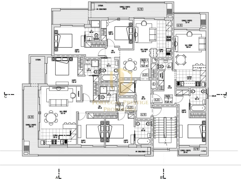 Apartamento T3 para Venda em Faro (Sé e São Pedro) Foto 17