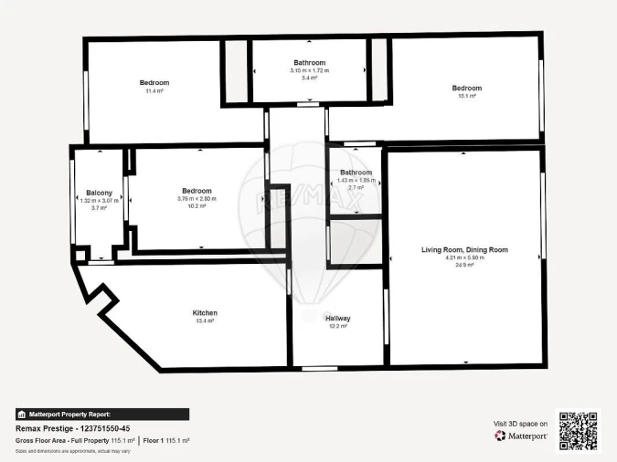 Apartamento T3 para Venda em São Francisco Foto 16