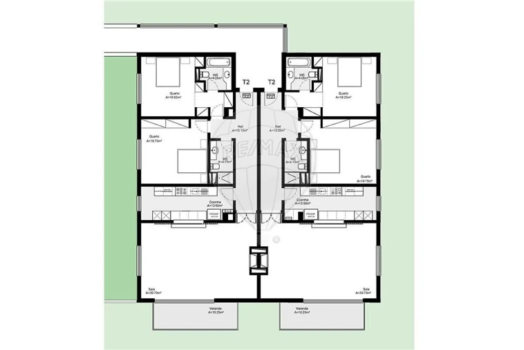 Apartamento T2 para Venda em Santa Maria e São Miguel, São Martinho, São Pedro Penaferrim Foto 12