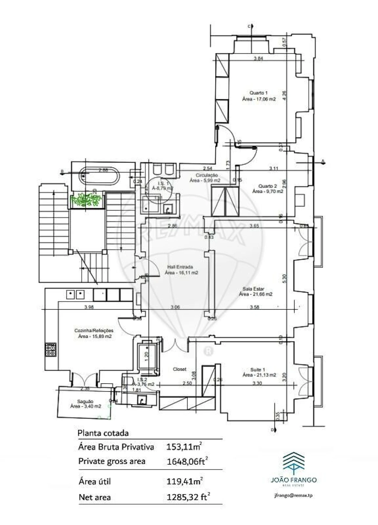 Apartamento T3 para Venda em Santa Maria Maior Foto 18