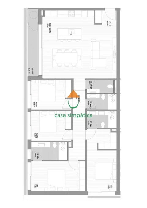 Apartamento T4 para Venda em Fânzeres e São Pedro da Cova