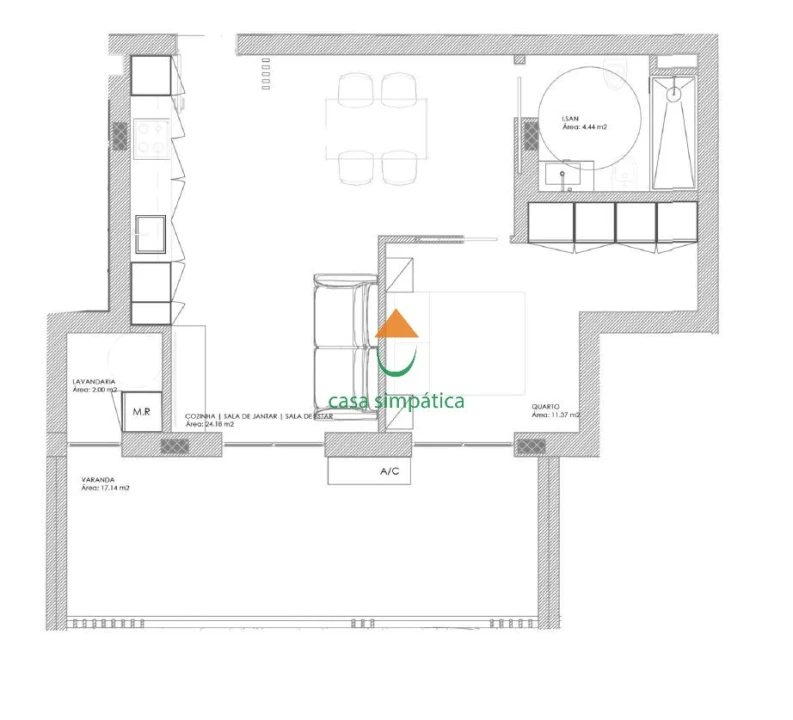 Apartamento T1 para Venda em Oliveira do Douro Foto 13