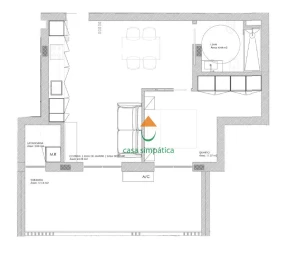 Apartamento T1 para Venda em Oliveira do Douro