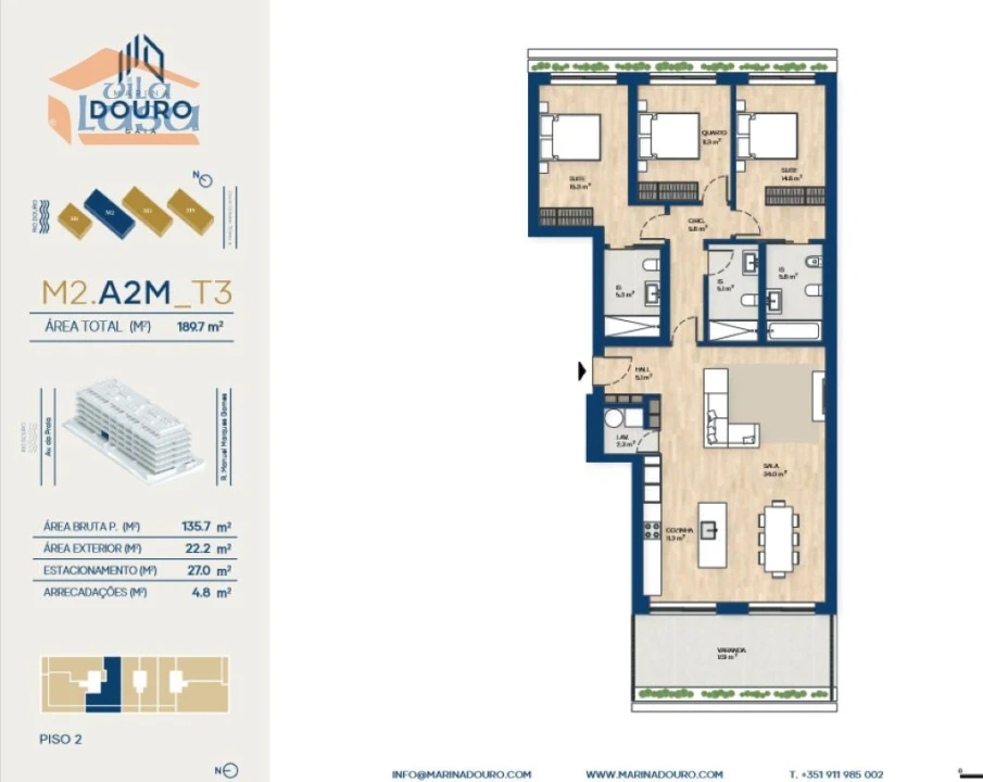 Apartamento T3 para Venda em Canidelo Foto 28