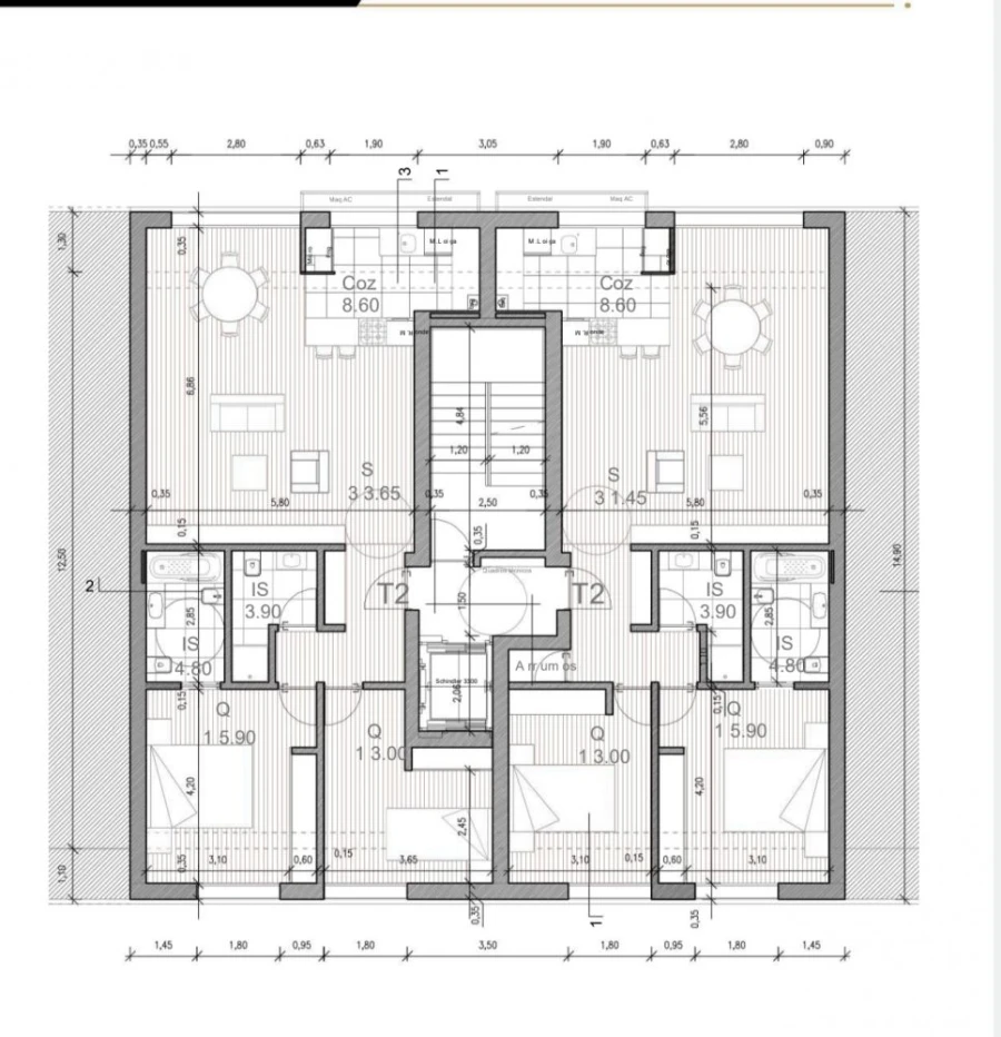 Apartamento T2 para Venda em Montijo e Afonsoeiro Planta 2