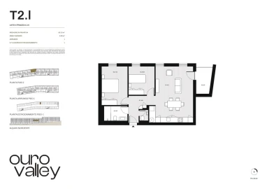 Apartamento T2 para Venda em Rio Tinto