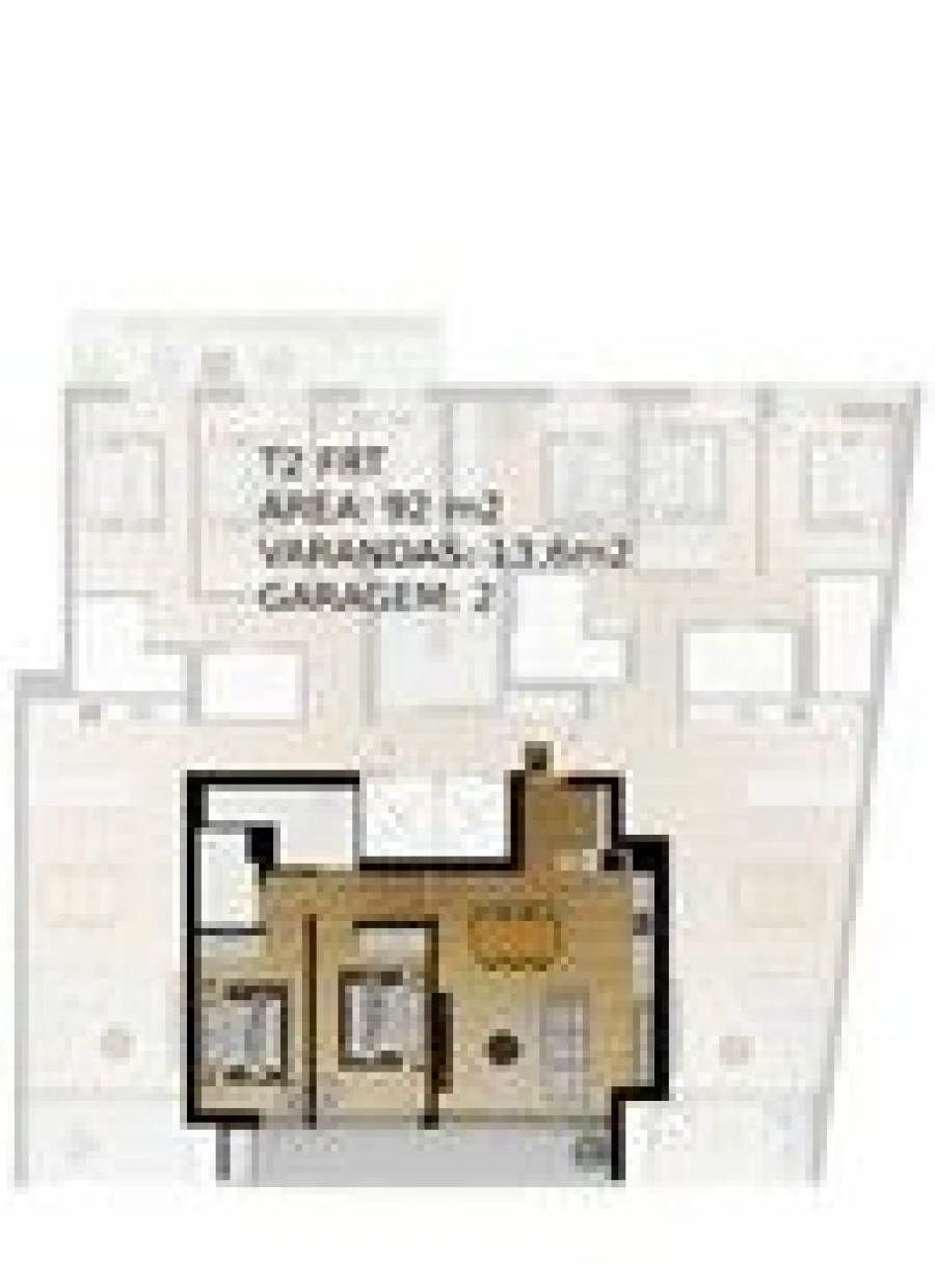 Apartamento T2 para Venda em Loures Planta 1