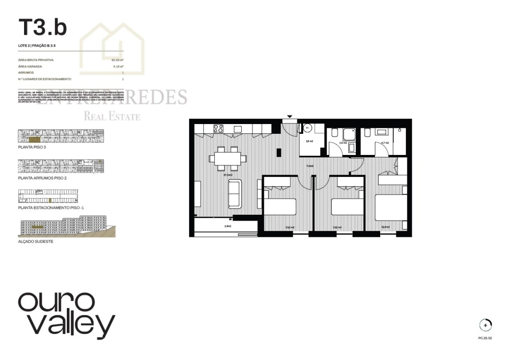 Apartamento T3 para Venda em Rio Tinto Foto 14