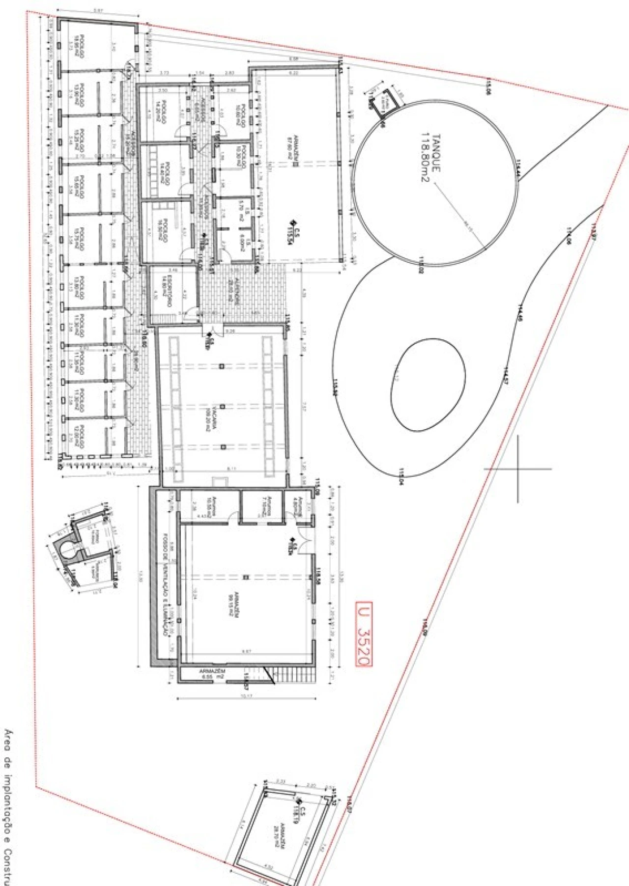 Quinta T5 para Venda em São Bartolomeu de Messines Planta 2