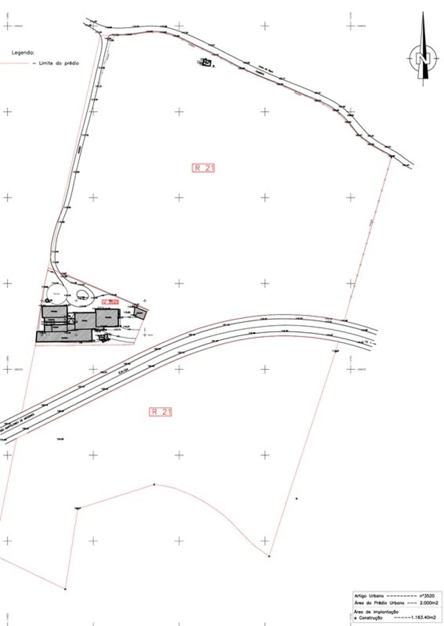 Quinta T5 para Venda em São Bartolomeu de Messines Planta 1