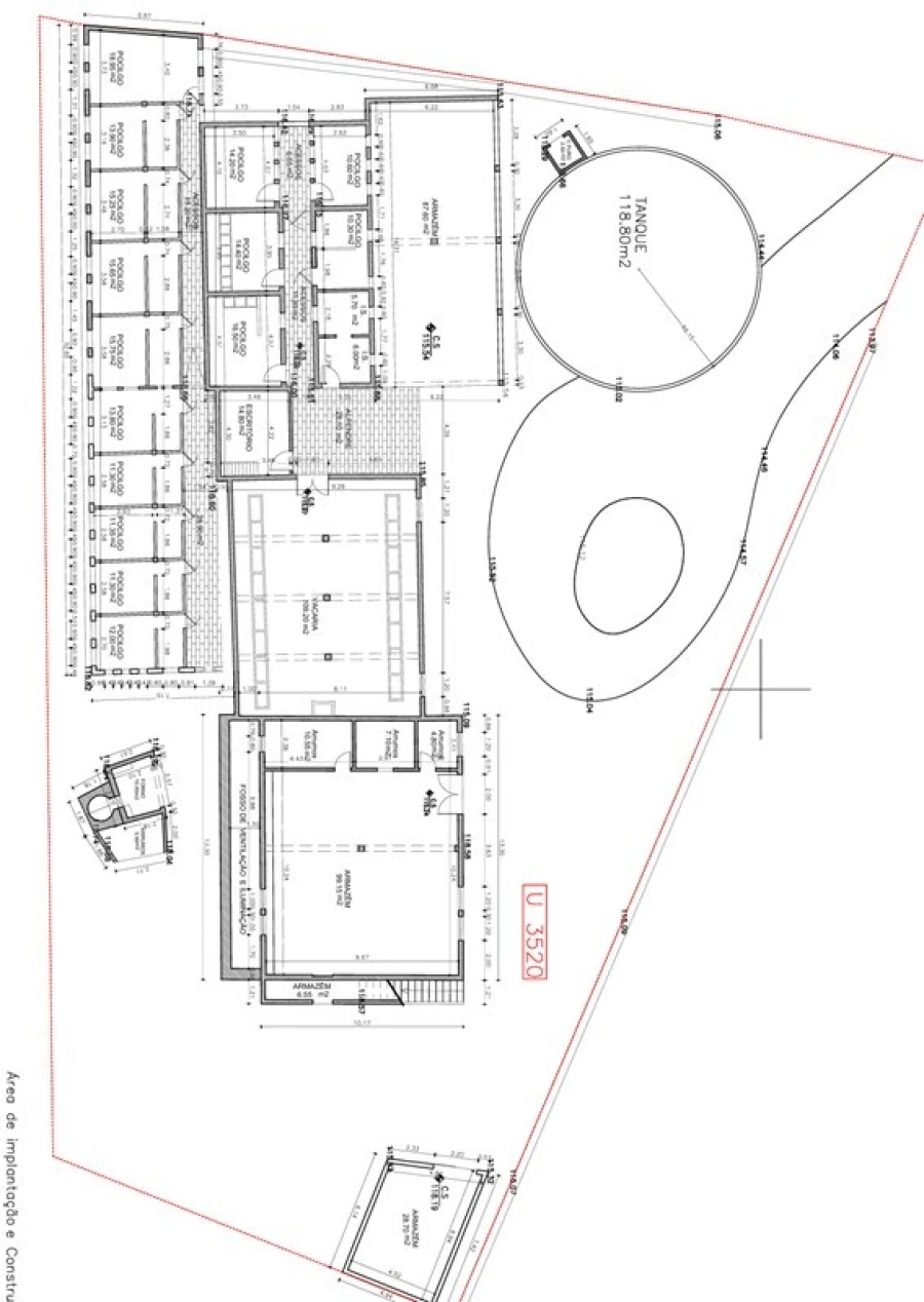 Quinta T5 para Venda em São Bartolomeu de Messines Planta 2