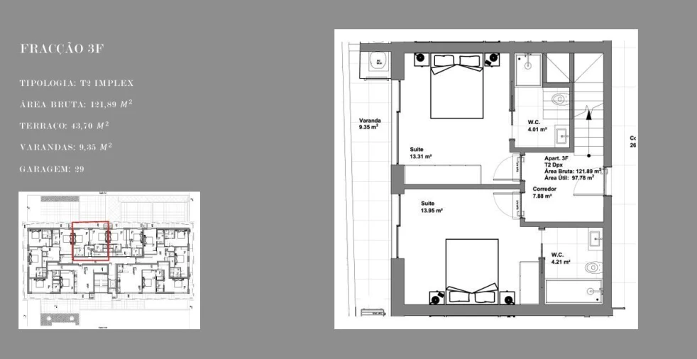 Apartamento T2 para Venda em Glória e Vera Cruz Foto 24