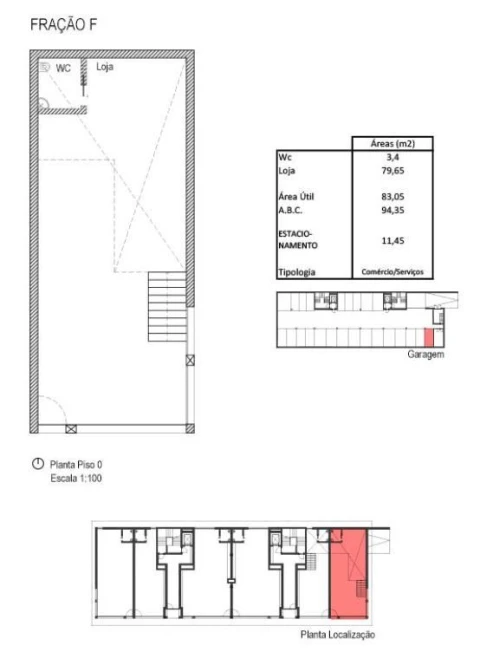 Loja para Venda em Fânzeres e São Pedro da Cova