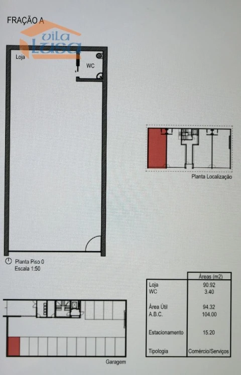 Loja para Venda em Fânzeres e São Pedro da Cova