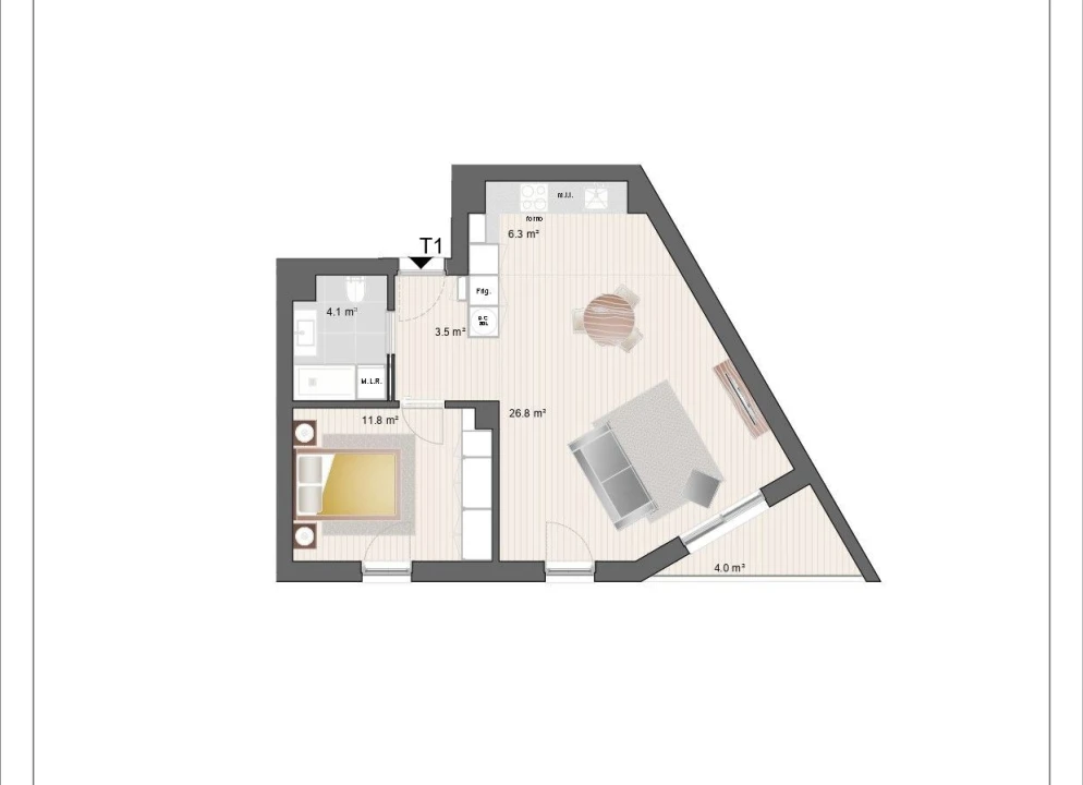 Apartamento T1 para Venda em Paranhos Foto 25