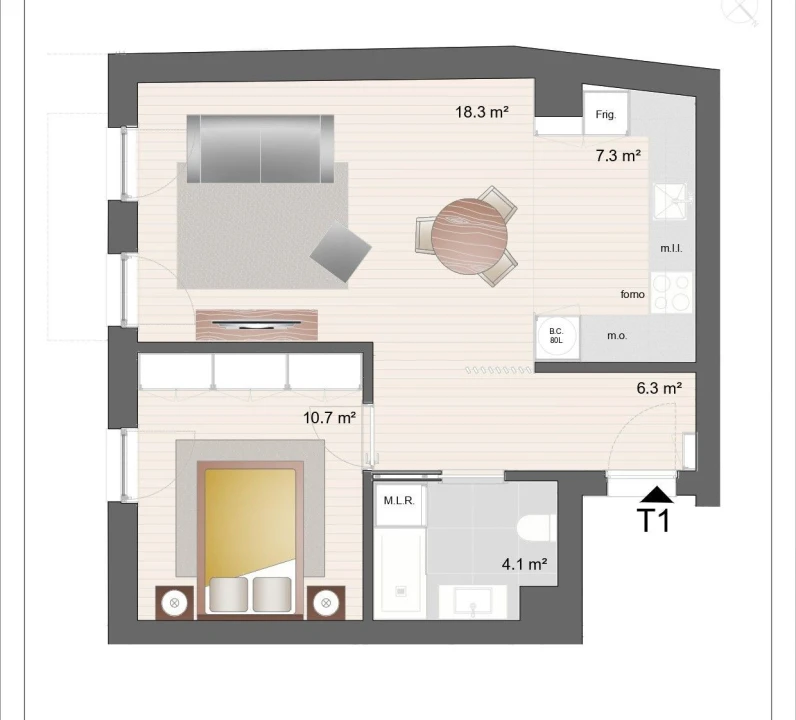 Apartamento T1 para Venda em Paranhos Foto 25