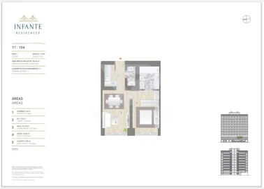 Apartamento T1 para Venda em Estrela
