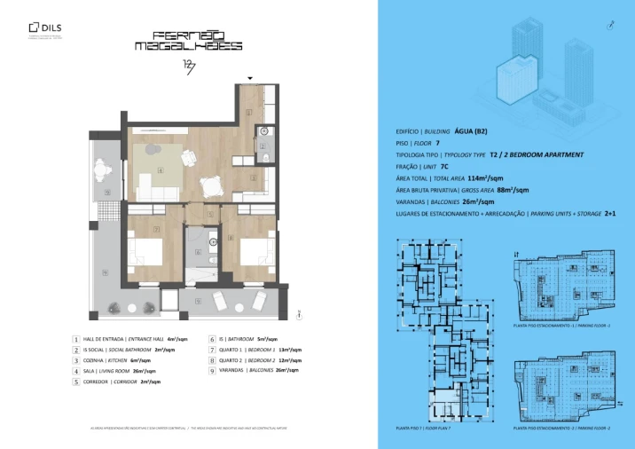 Apartamento T2 para Venda em Campanhã Planta 1