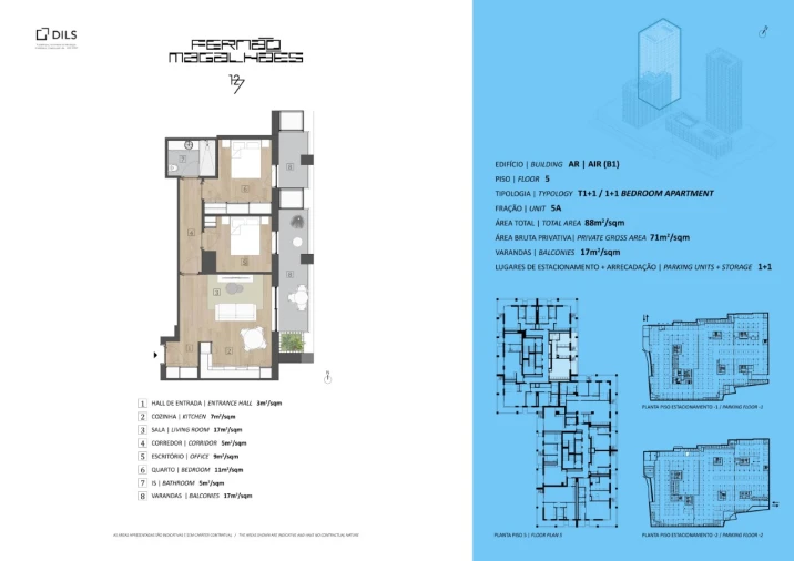Apartamento T1 para Venda em Campanhã Planta 1