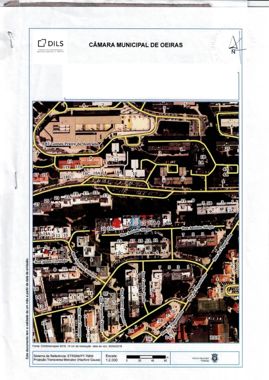 Apartamento T2 para Venda em Oeiras e São Julião da Barra, Paço de Arcos e Caxias Planta 1