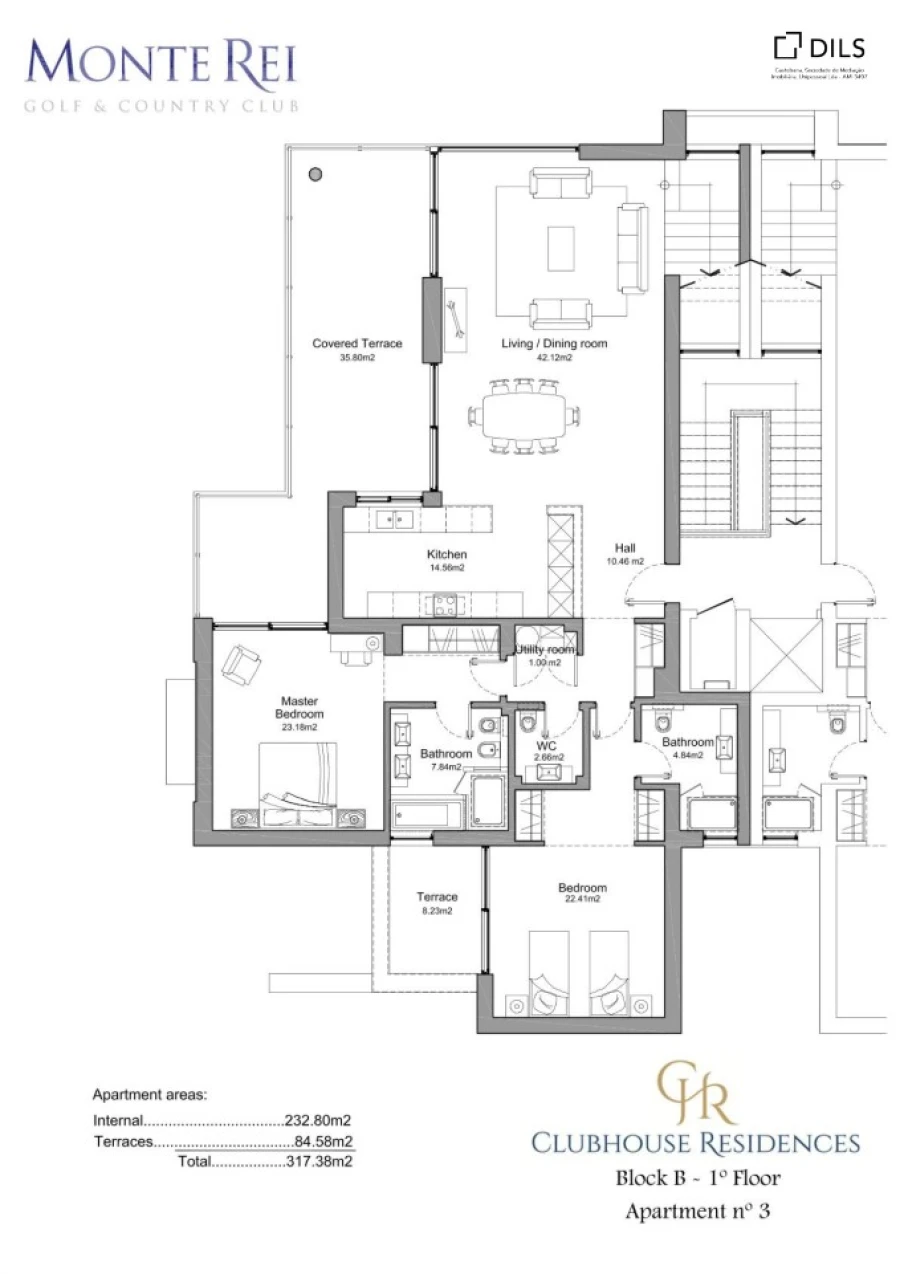 Apartamento T2 para Venda em Vila Nova de Cacela Planta 1