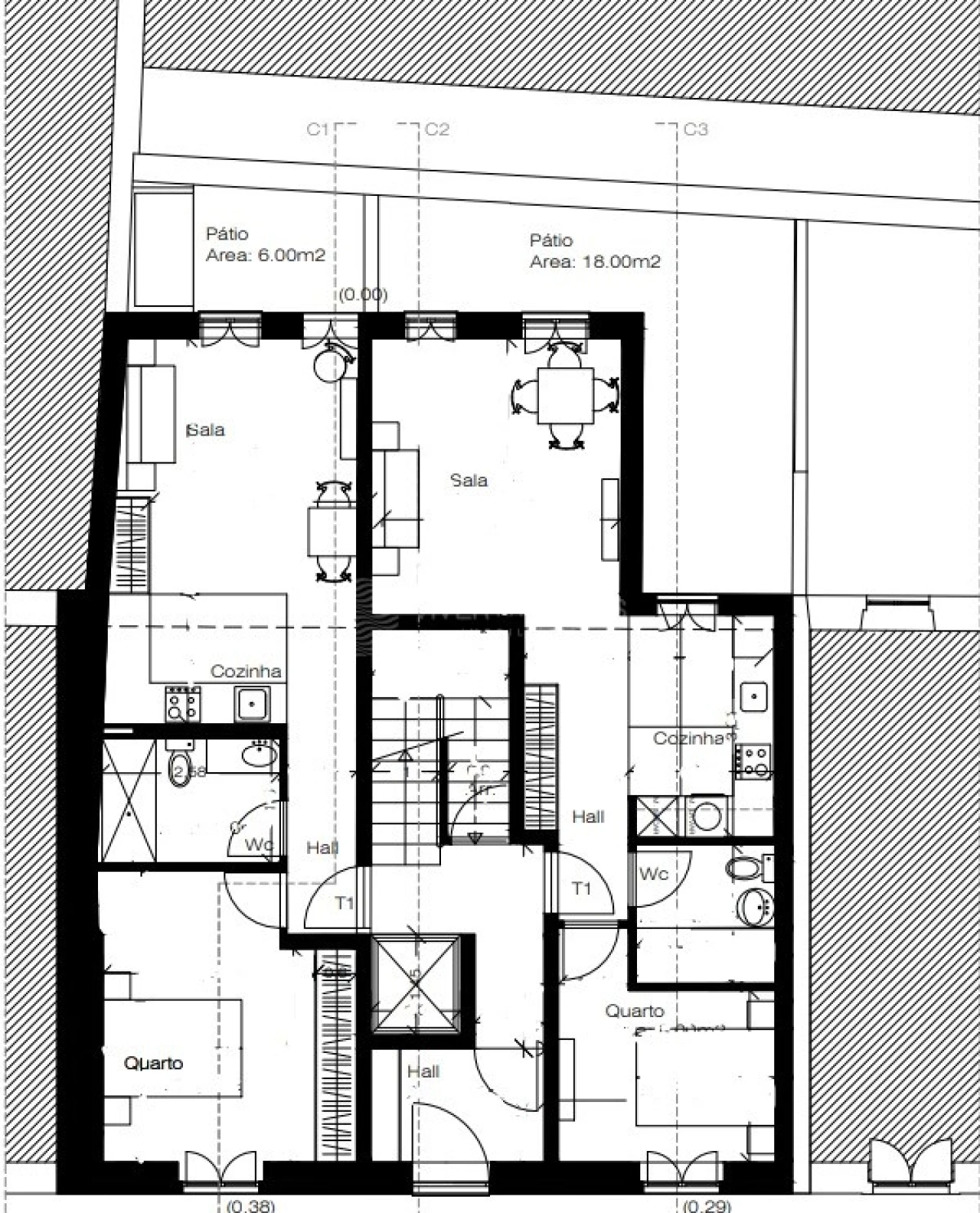 Apartamento T1 para Arrendamento em São Vicente (Braga) Foto 10