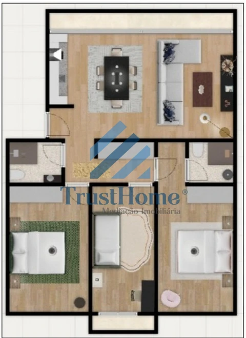 Apartamento T3 para Venda em Benfica