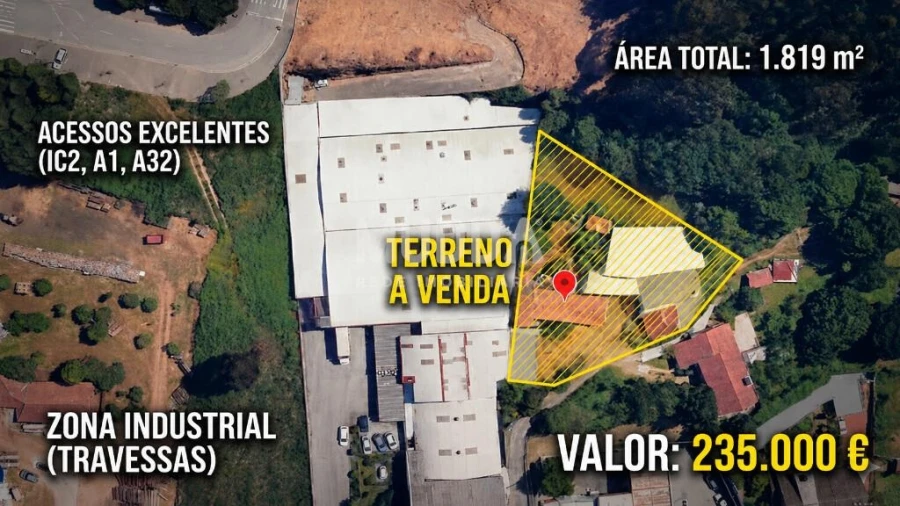 Terreno para Venda em São João da Madeira Foto 12