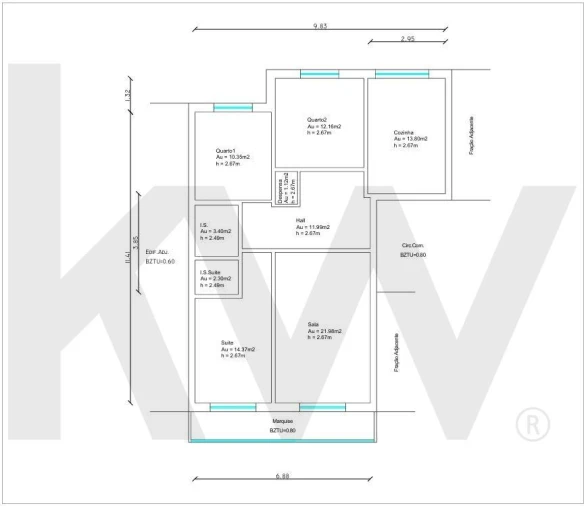 Apartamento T3 para Venda em Alhos Vedros Foto 36