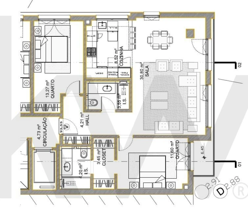 Apartamento T2 para Venda em Póvoa de Santa Iria e Forte da Casa Foto 28