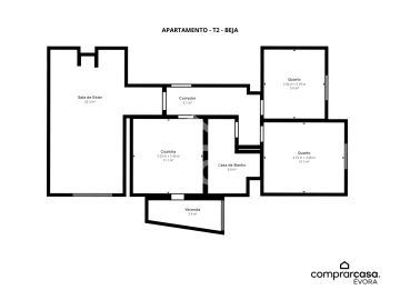 Apartamento T2 para Venda em Beja (Salvador e Santa Maria da Feira)