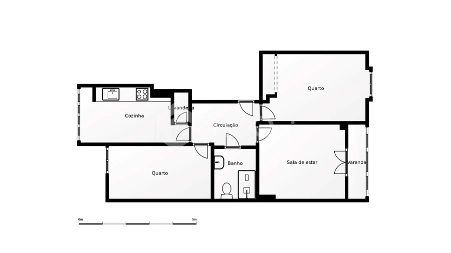 Apartamento T2 para Venda em Vila Franca de Xira Planta 2