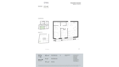 Apartamento T2 para Venda em Ramalde