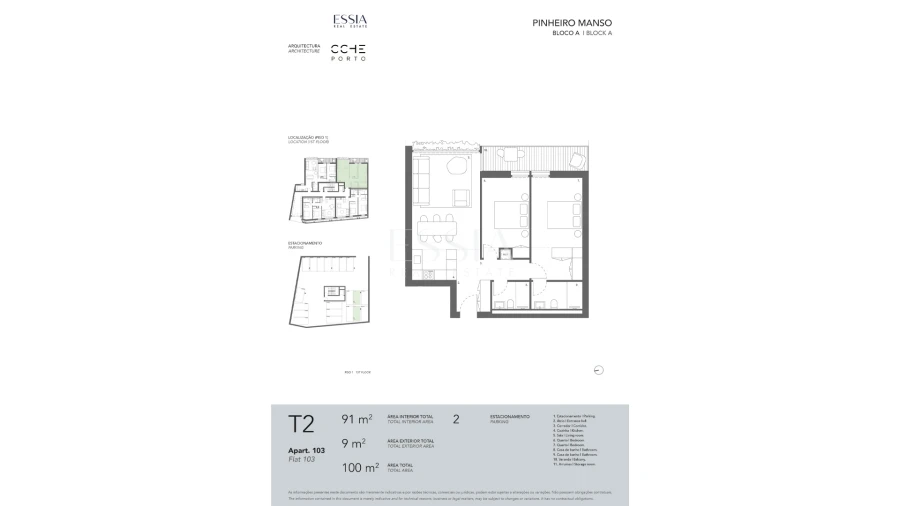 Apartamento T2 para Venda em Ramalde Foto 5