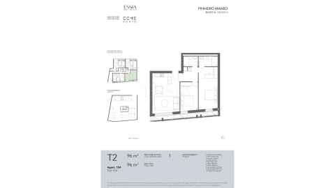 Apartamento T2 para Venda em Ramalde