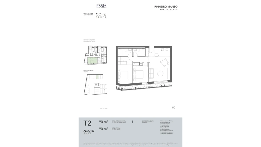 Apartamento T2 para Venda em Ramalde Foto 4
