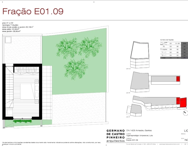 Moradia T1 para Venda em Gulpilhares e Valadares Planta 2