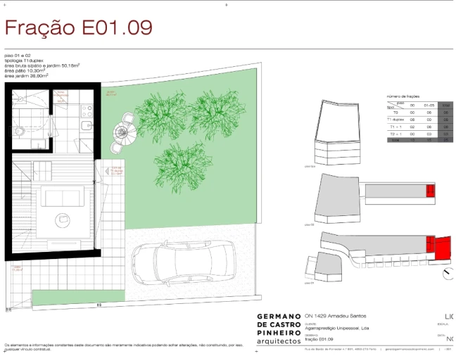 Moradia T1 para Venda em Gulpilhares e Valadares Planta 1