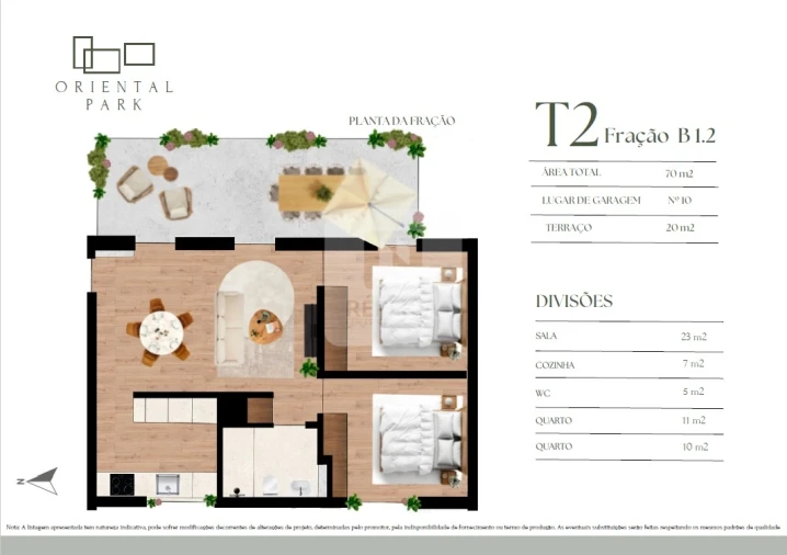 Apartamento T2 para Venda em Campanhã Planta 1