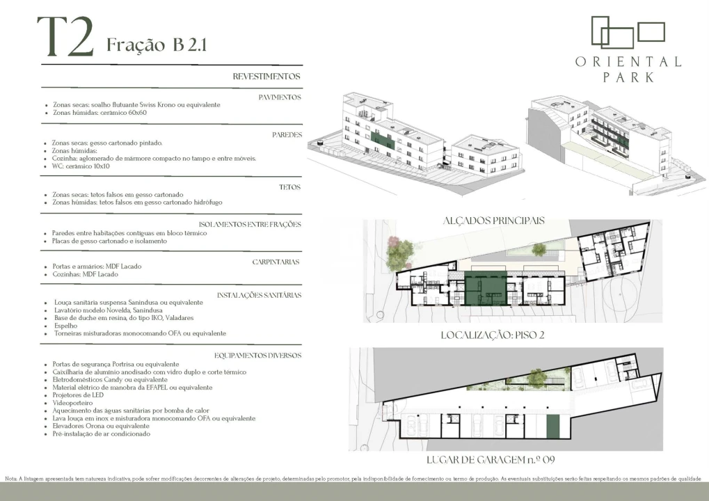 Apartamento T2 para Venda em Campanhã Planta 2