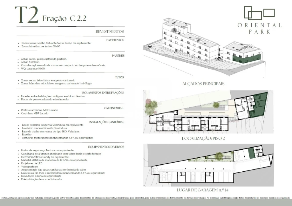 Apartamento T2 para Venda em Campanhã Planta 2