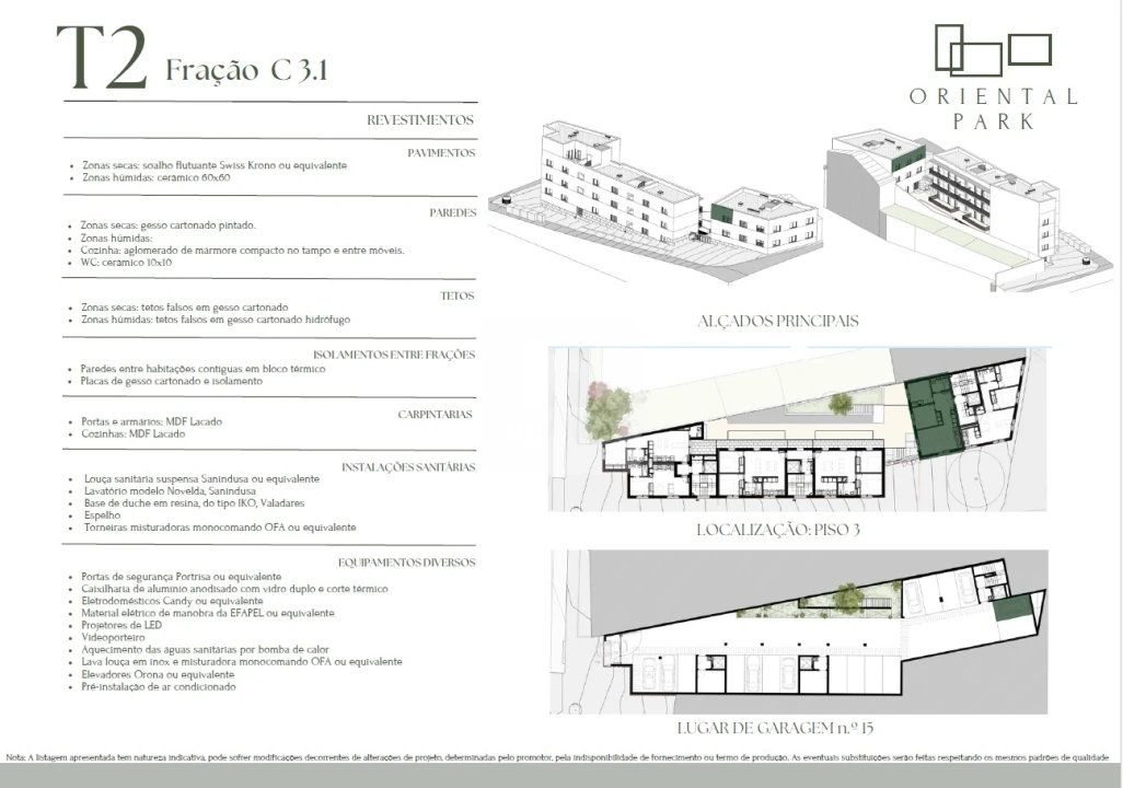 Apartamento T2 para Venda em Campanhã Planta 2