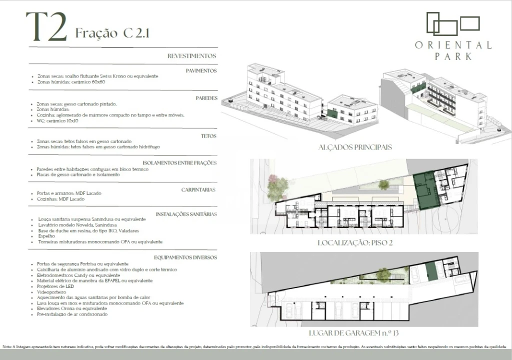 Apartamento T2 para Venda em Campanhã Planta 2