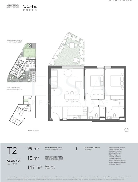 Apartamento T2 para Venda em Ramalde