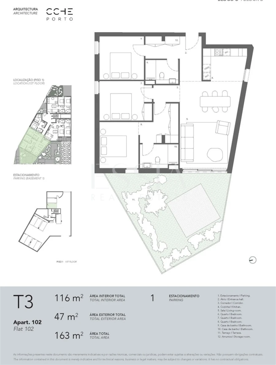Apartamento T3 para Venda em Ramalde Foto 2