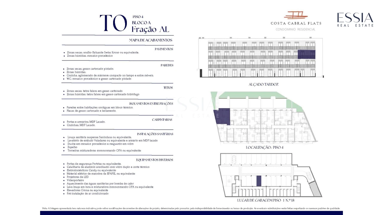 Apartamento T1 para Venda em Paranhos Planta 2